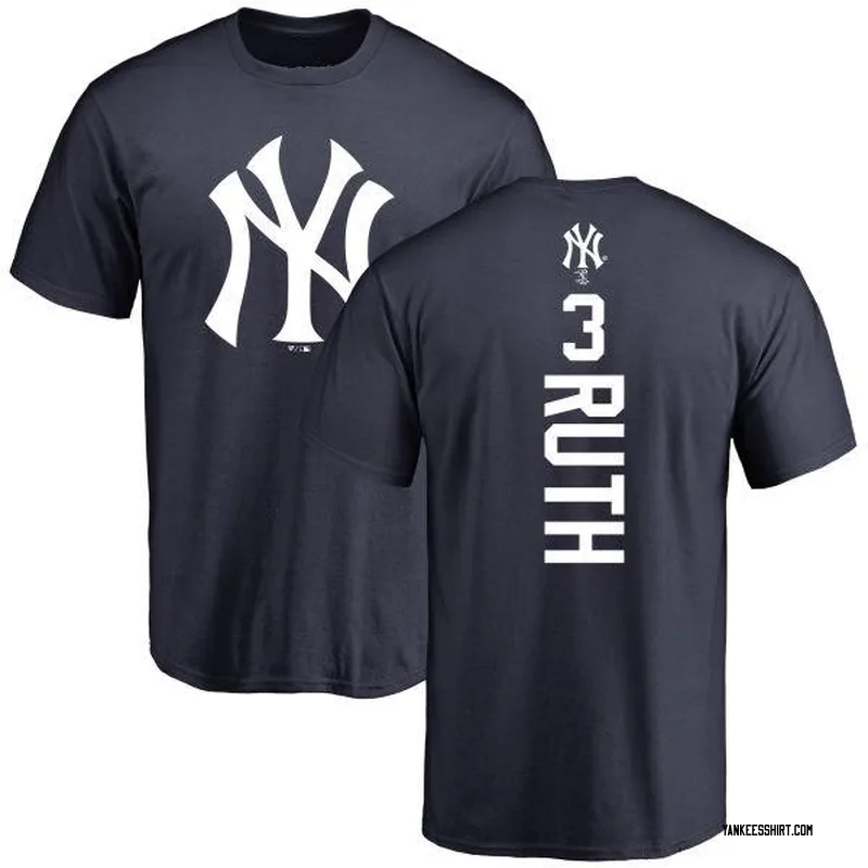 Babe Ruth New York Yankees Men's Navy Backer T-Shirt -